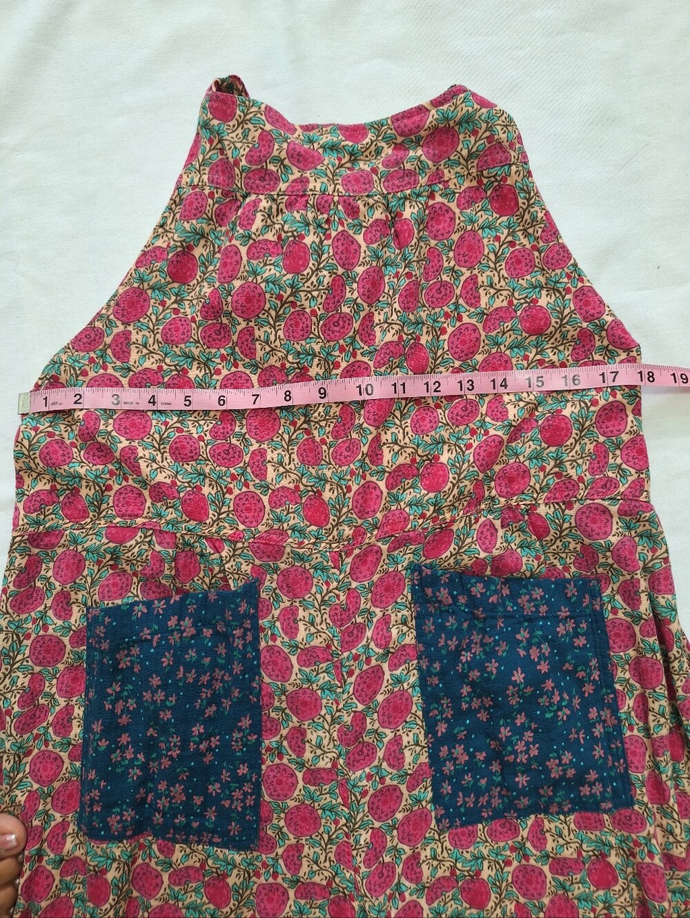 NWOT NATURAL LIFE Floral Wide Leg Jumpsuit in Pink and Navy - Picture 5 of 11
